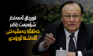 قورچاق ئەمەلدار شۆھرەت زاكىر خەلقئارا جەمئىيەتنى ئالداشقا ئۇرۇندى