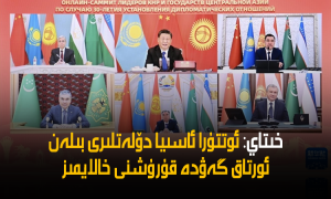 خىتاي: ئوتتۇرا ئاسىيا دۆلەتلىرى بىلەن ئورتاق گەۋدە قۇرۇشنى خالايمىز