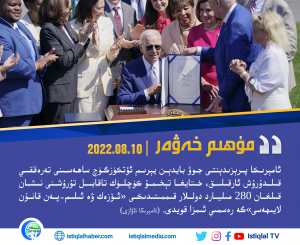 2022-يىلى 8-ئاينىڭ 10-كۈنىدىكى مۇھىم خەۋەر